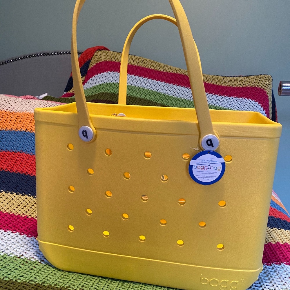 NWT Large Yellow Bogg Bag